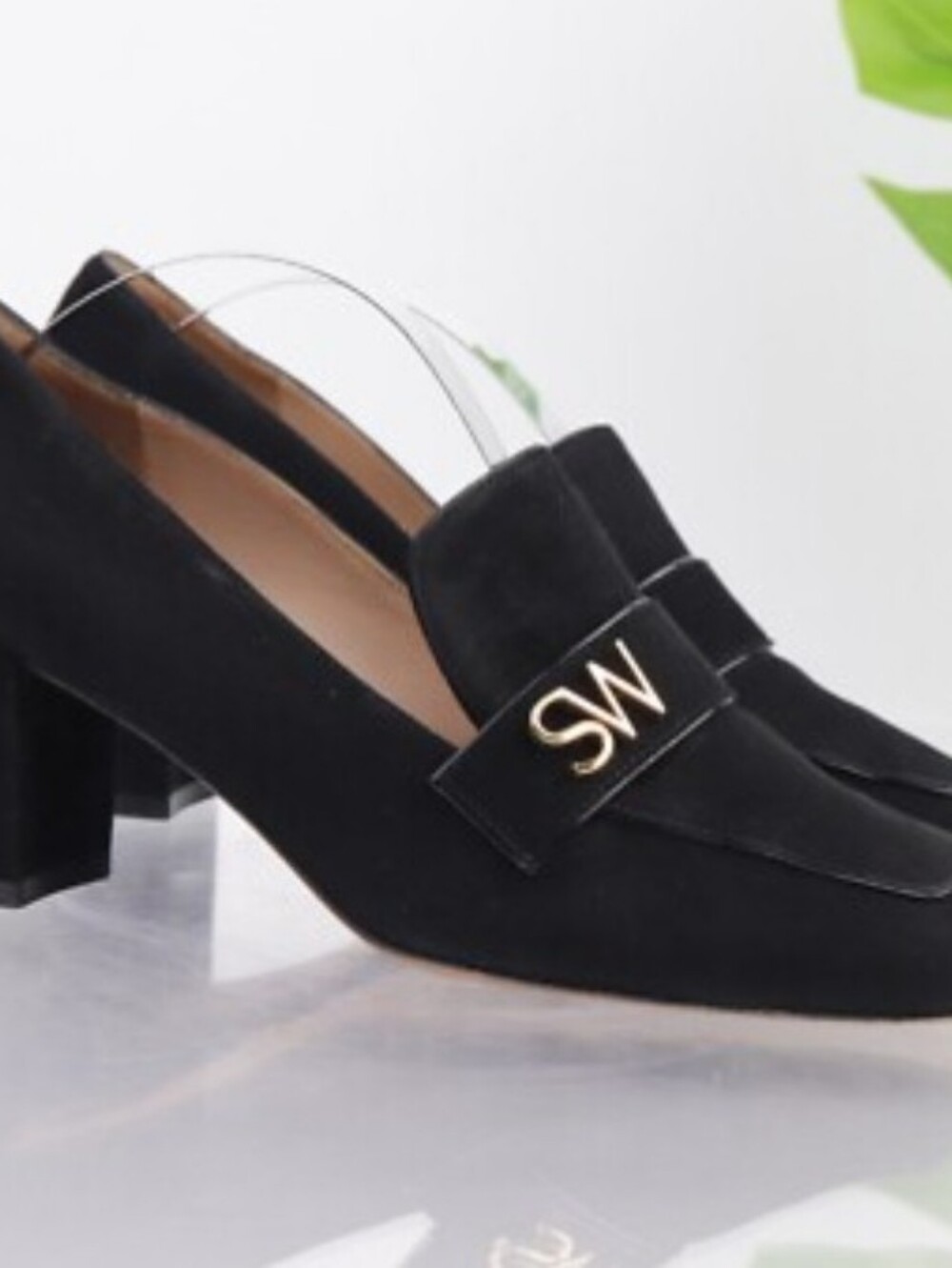 Stuart Weitzman Pumps Size 9 Black Suede Logo
